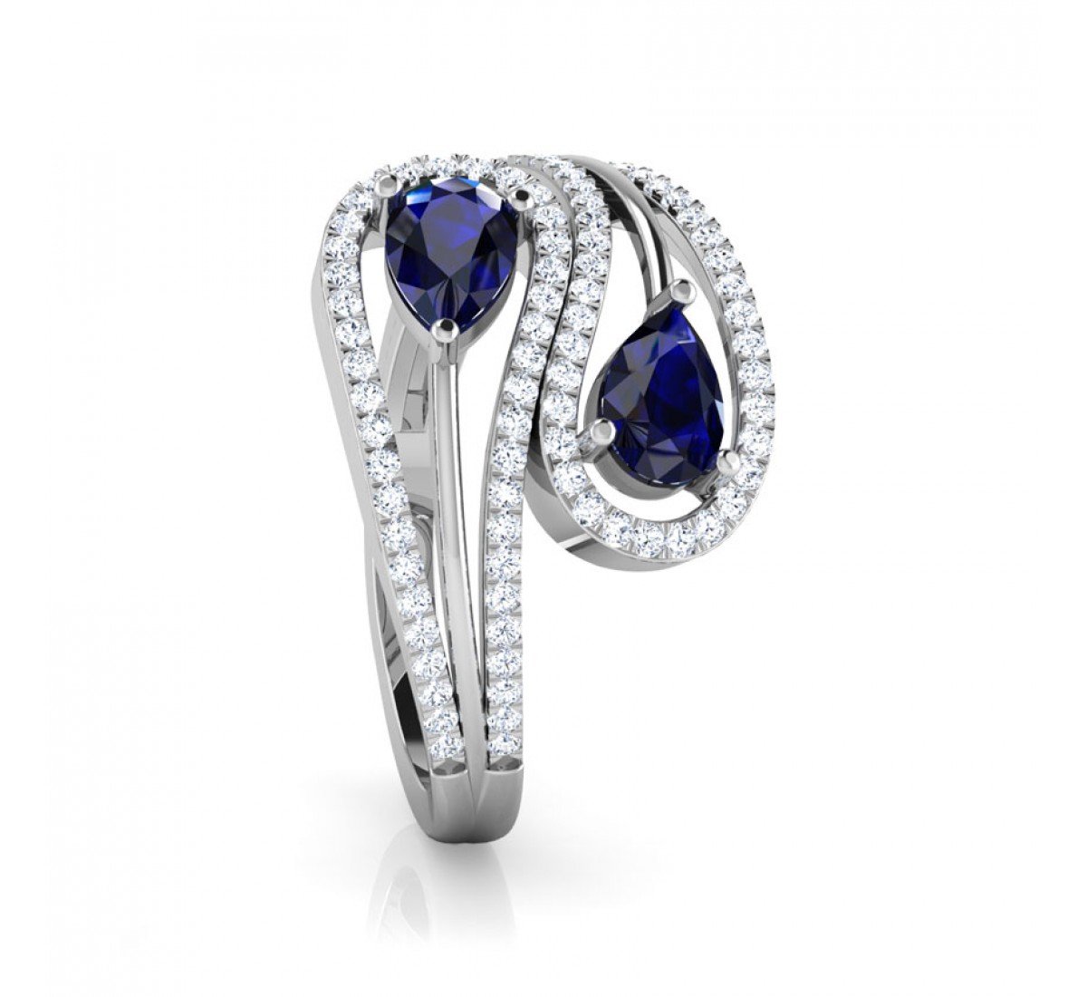 Swan Grace Diamond Ring