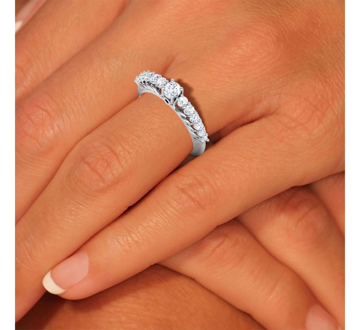 Starlight Solitaire Diamond Ring
