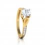 Sleek Avria Solitaire Diamond Ring