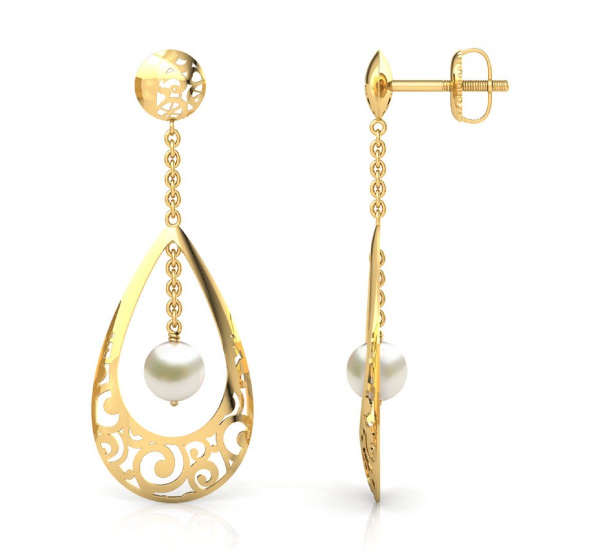 Arva Ignis Gold Earrings