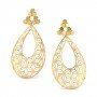 Anvi Symmetric Gold Earrings