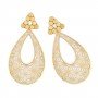 Anvi Symmetric Gold Earrings