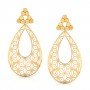 Anvi Symmetric Gold Earrings