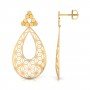 Anvi Symmetric Gold Earrings