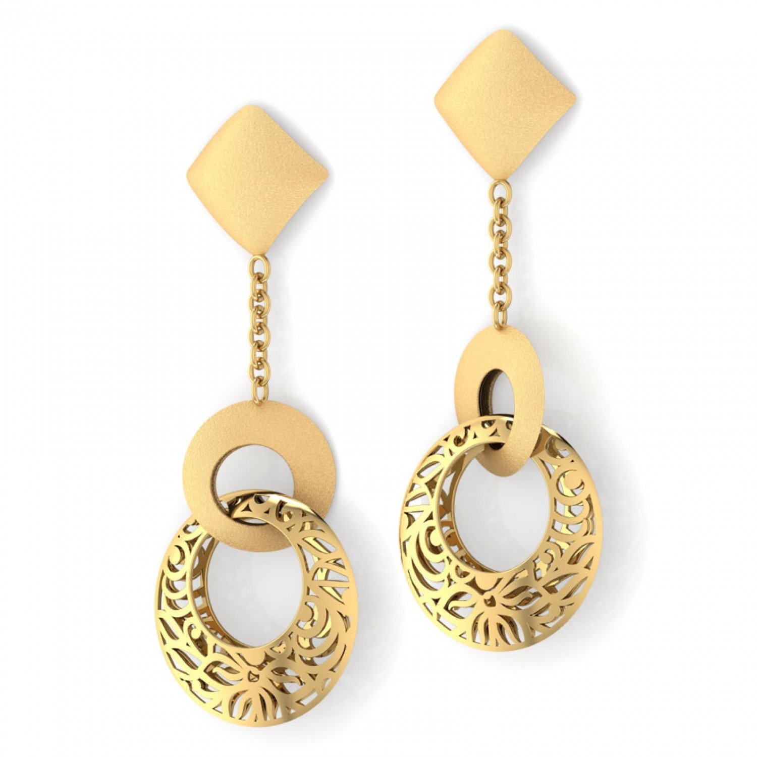 Arcane Luxor Gold Earrings
