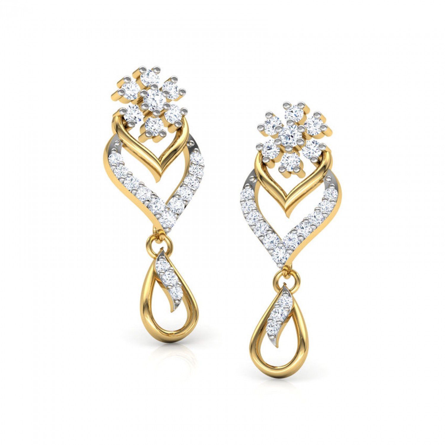 Quanta Logy Diamond Earrings