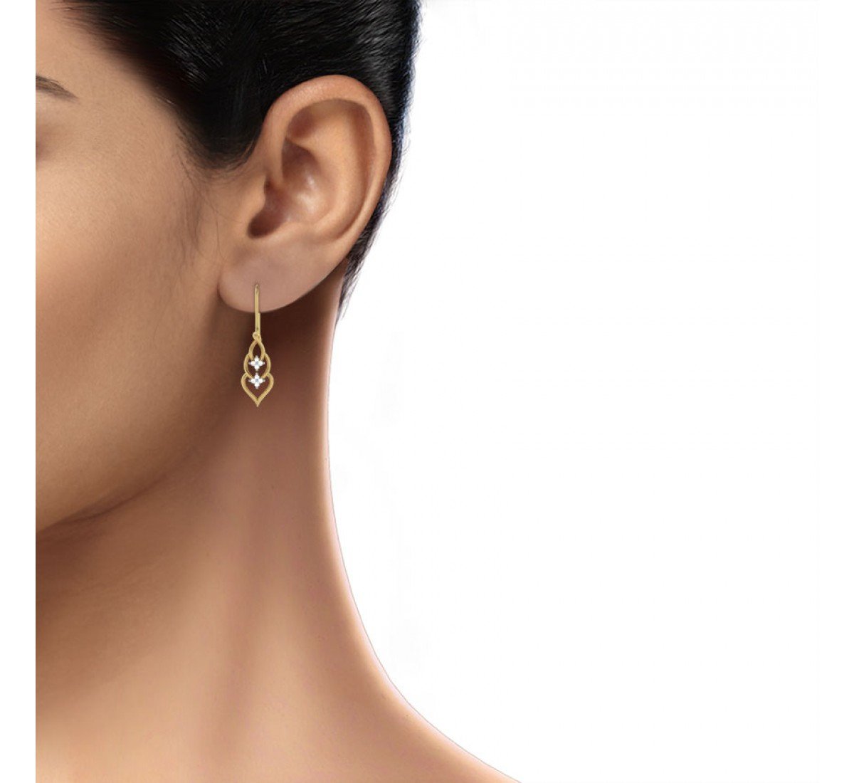 Keyla Fountain Diamond Earrings