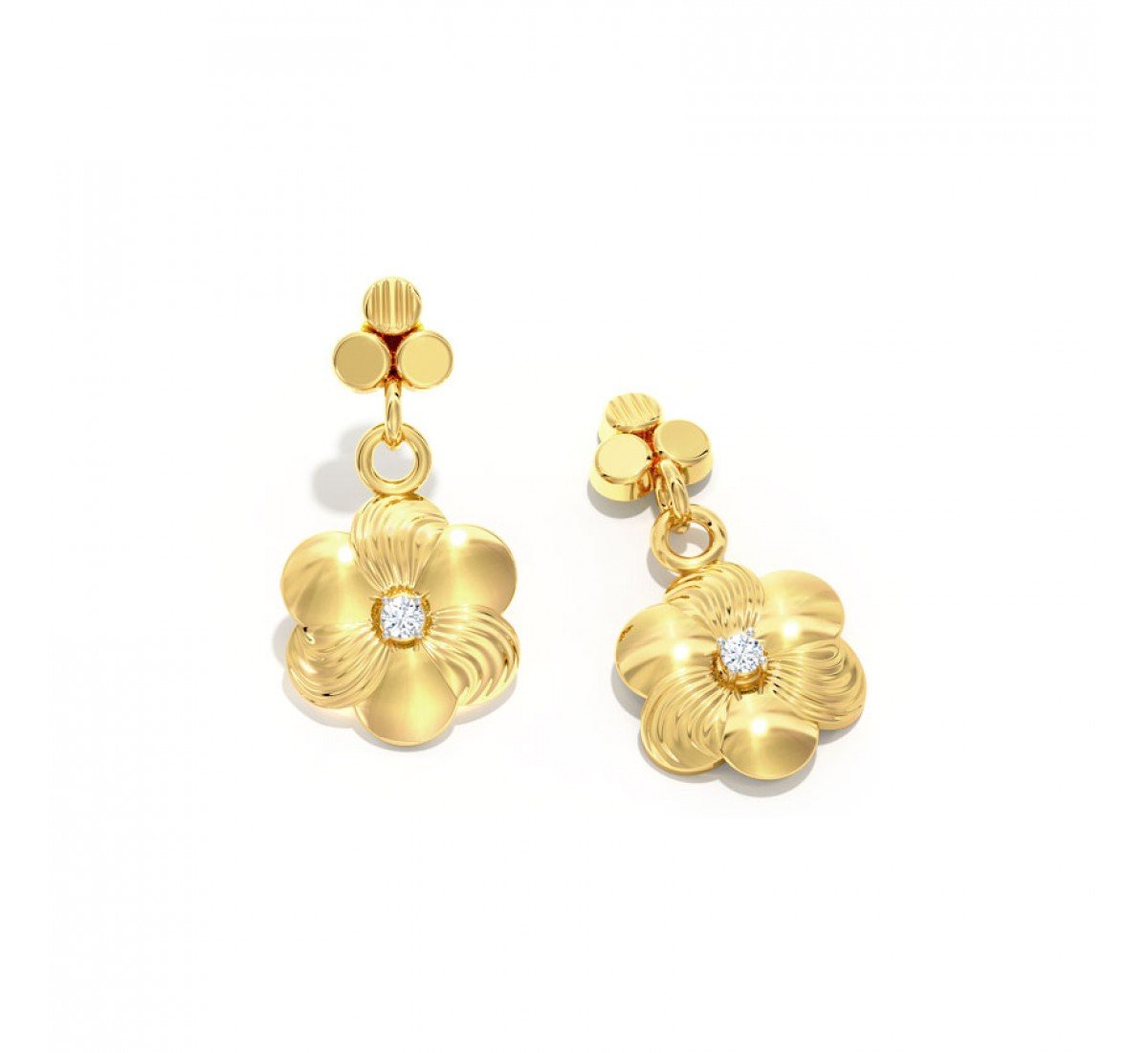 Lustra Crush Gold Earrings