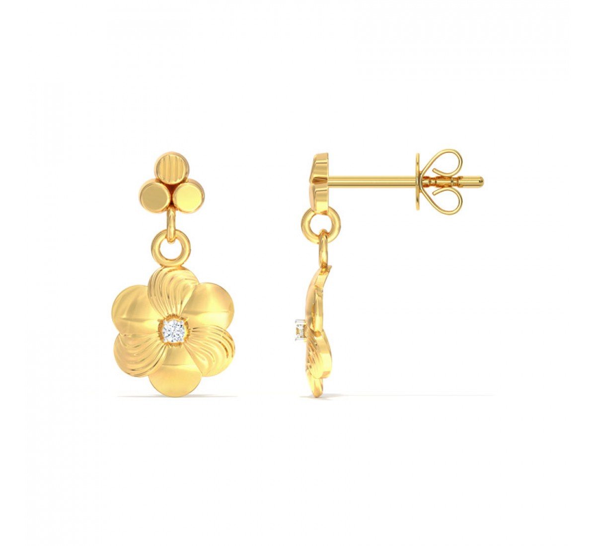 Lustra Crush Gold Earrings