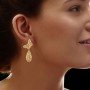 Glintora Blazing Gold Earrings