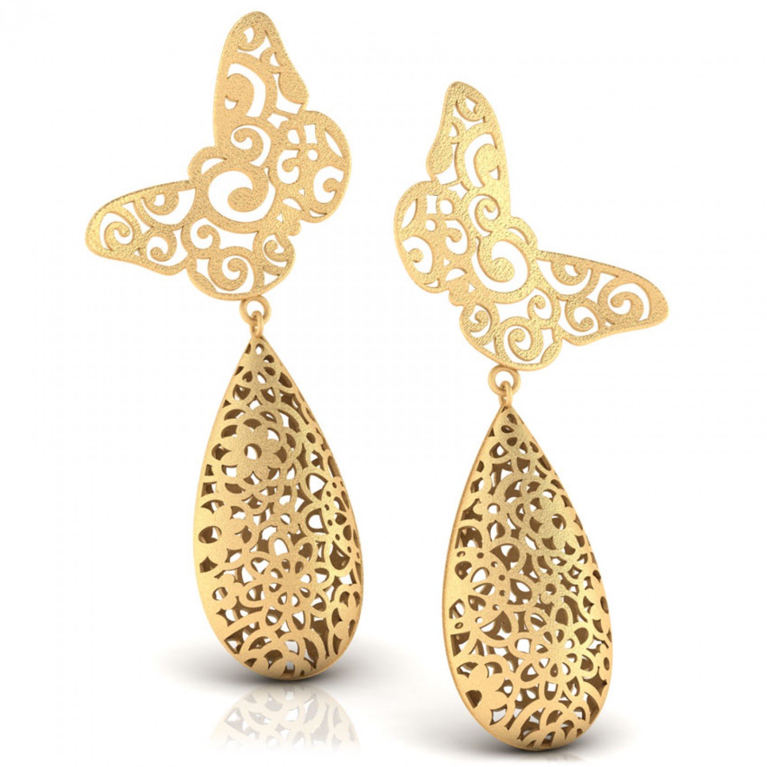 Glintora Blazing Gold Earrings