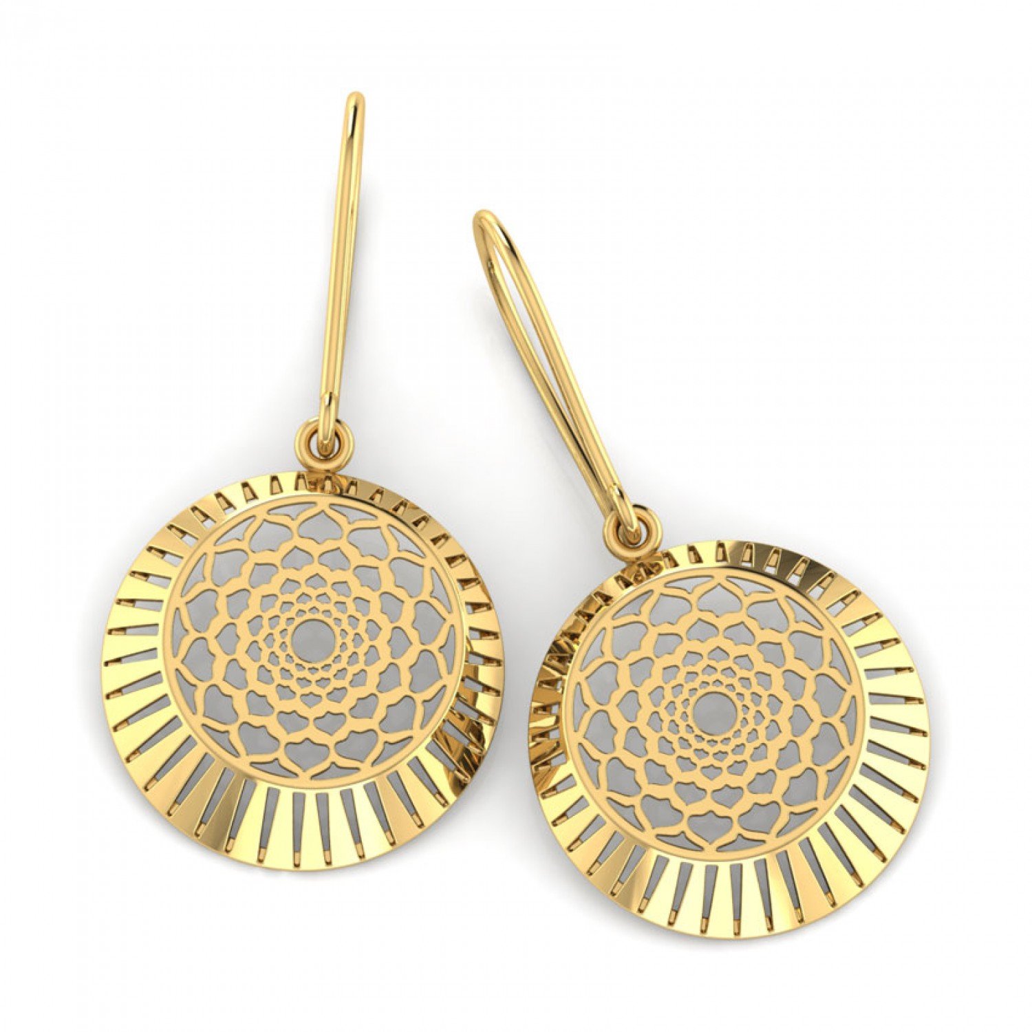 Flare Harmonix Gold Earrings