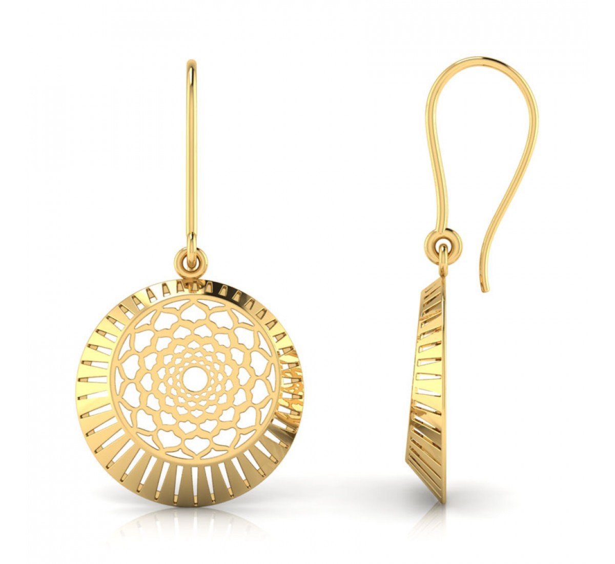 Flare Harmonix Gold Earrings