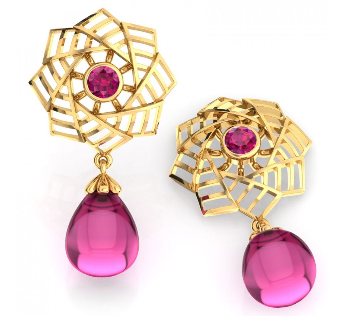 Eclat Melani Gold Earrings