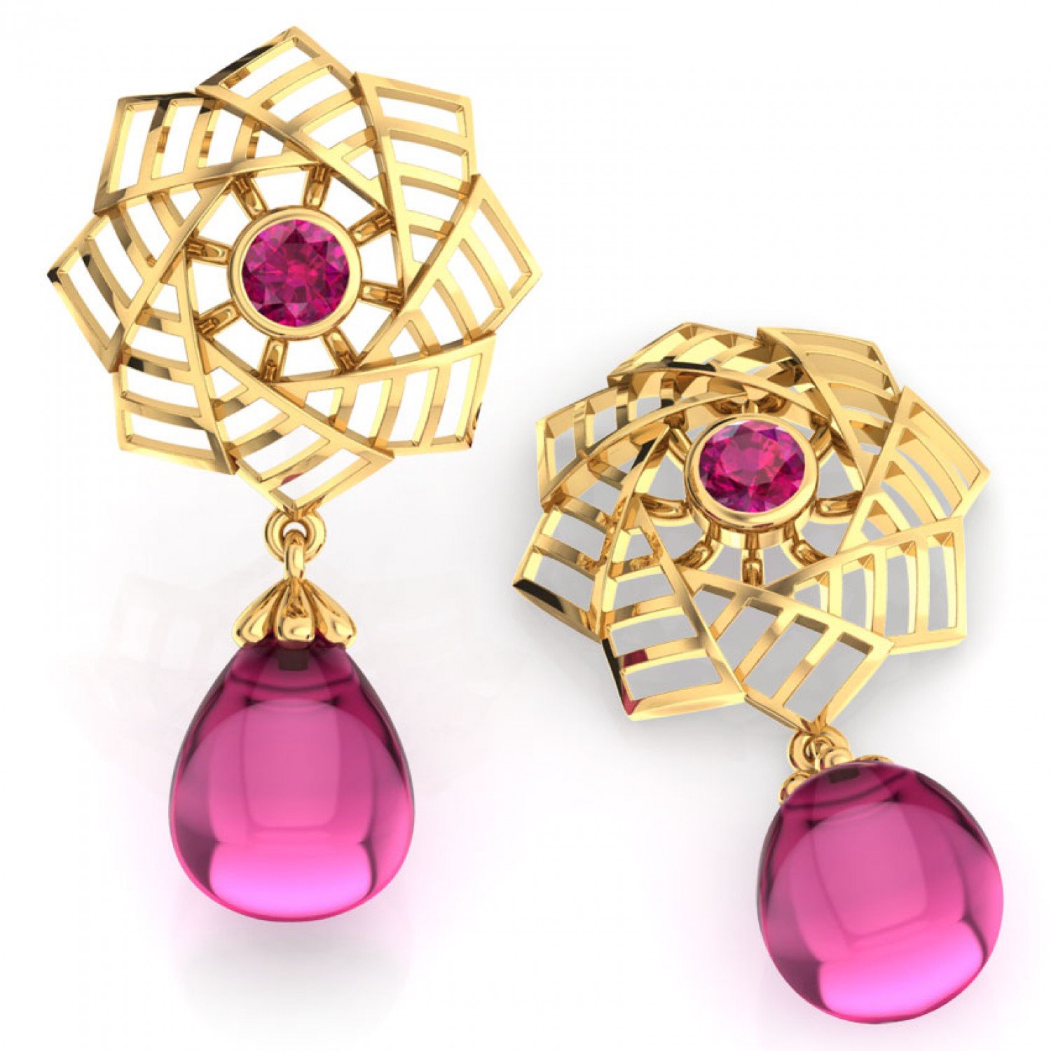 Eclat Melani Gold Earrings