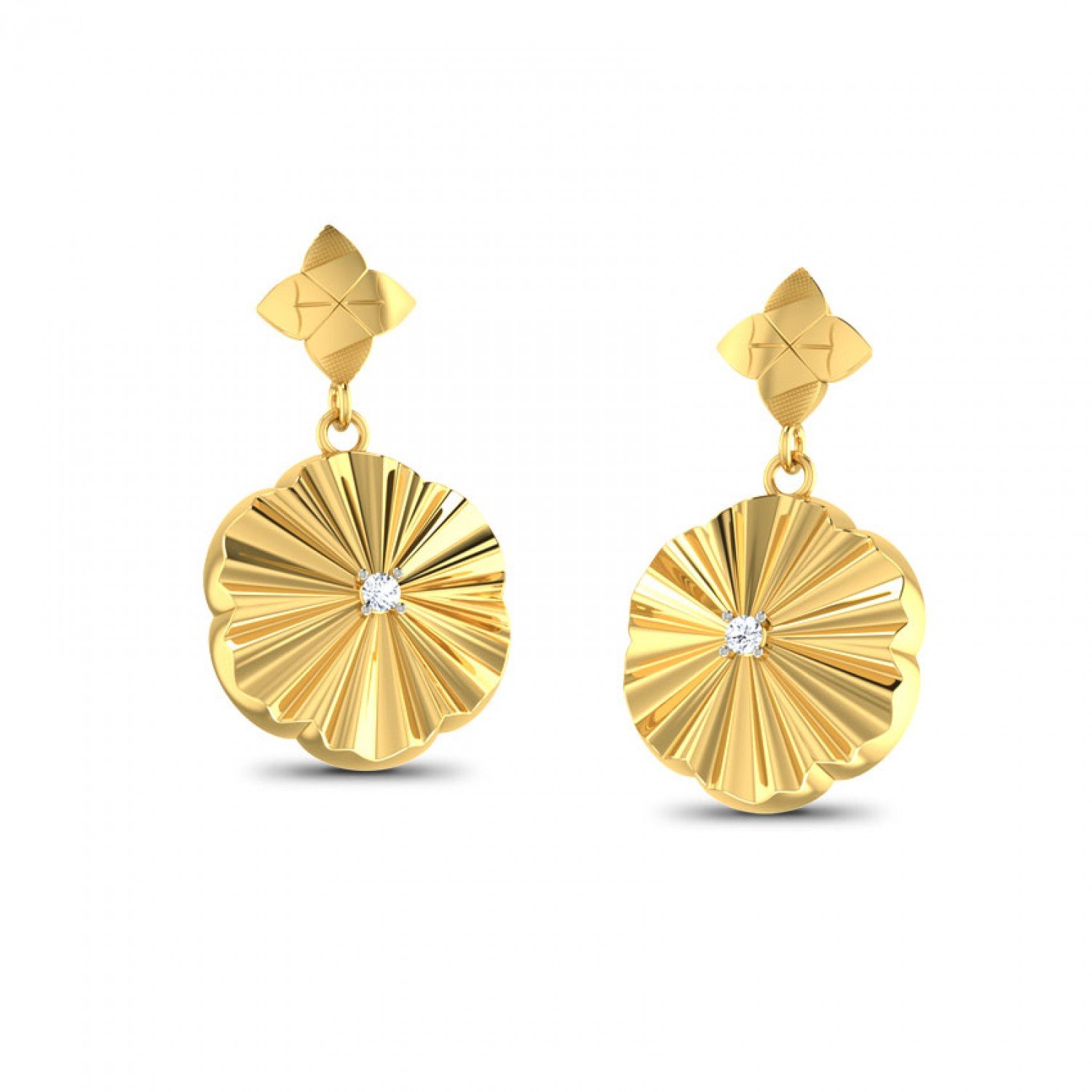 Pristine Griva Gold Earrings Pristine Griva Gold Earrings