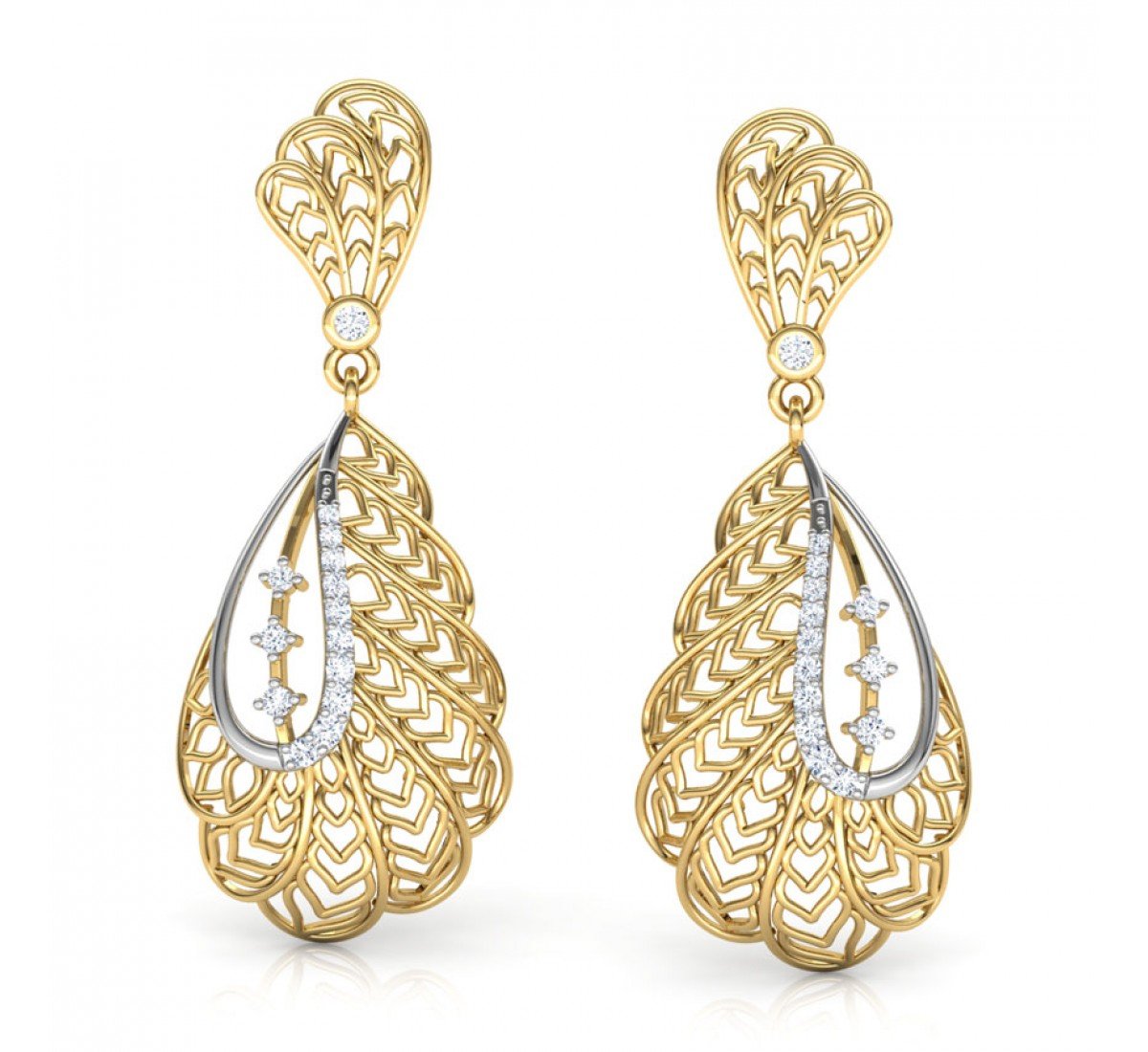 Covet Spiral Diamond Earrings