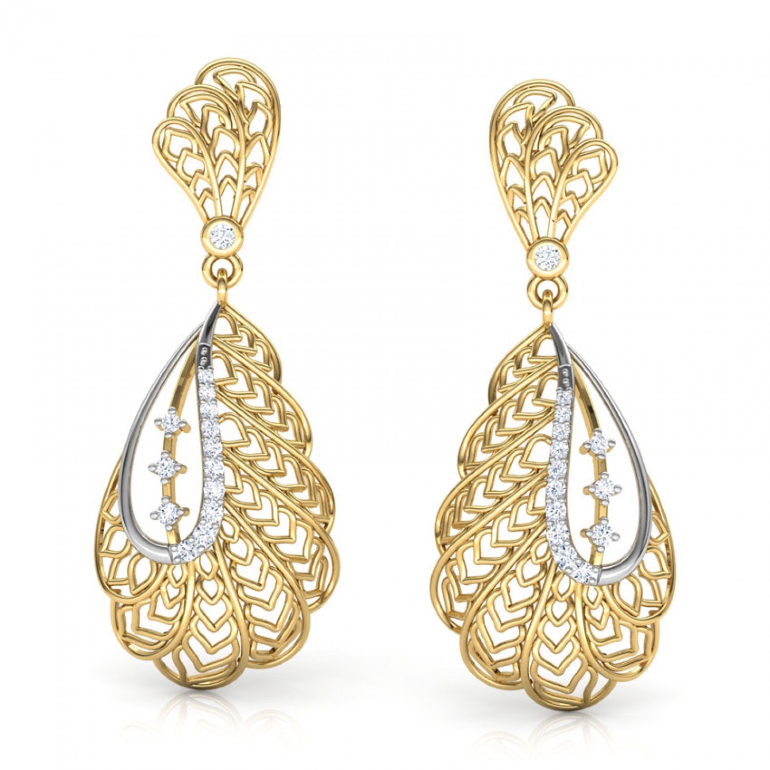Covet Spiral Diamond Earrings