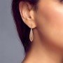 Freesia Rows Diamond Earrings