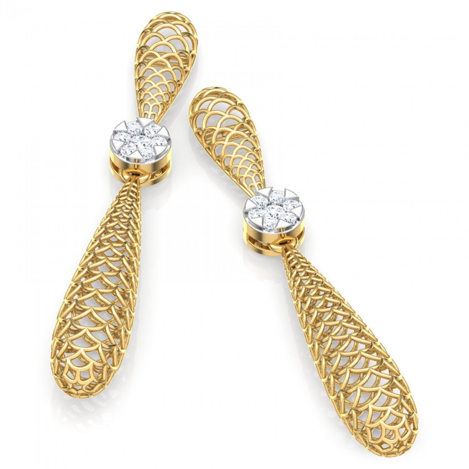 Myrtle Entwine Diamond Earrings