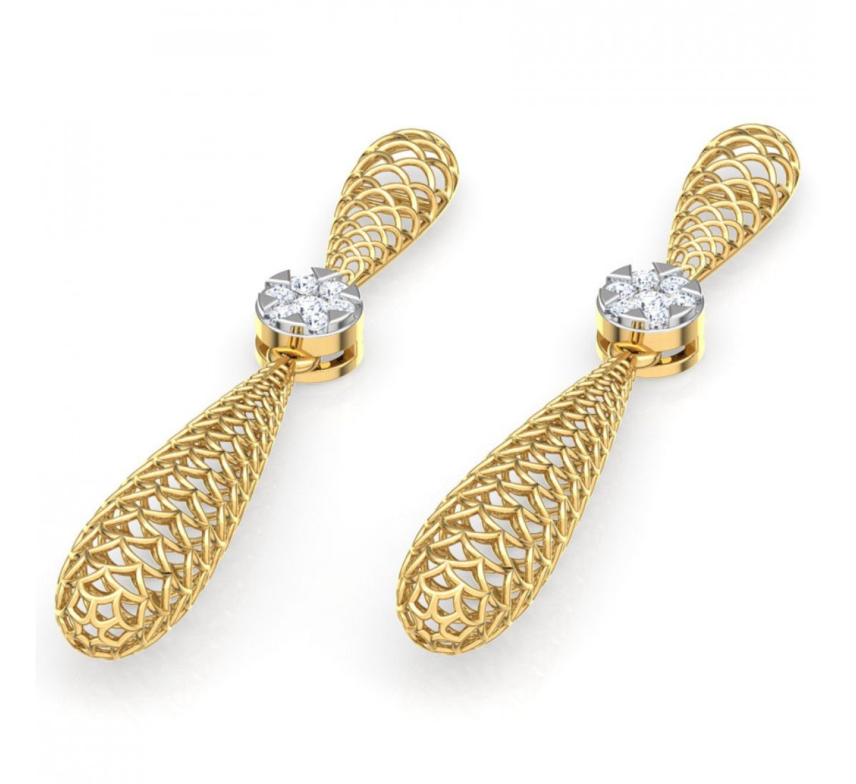 Myrtle Entwine Diamond Earrings