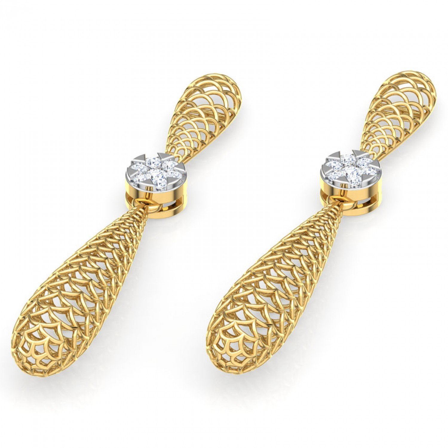 Myrtle Entwine Diamond Earrings