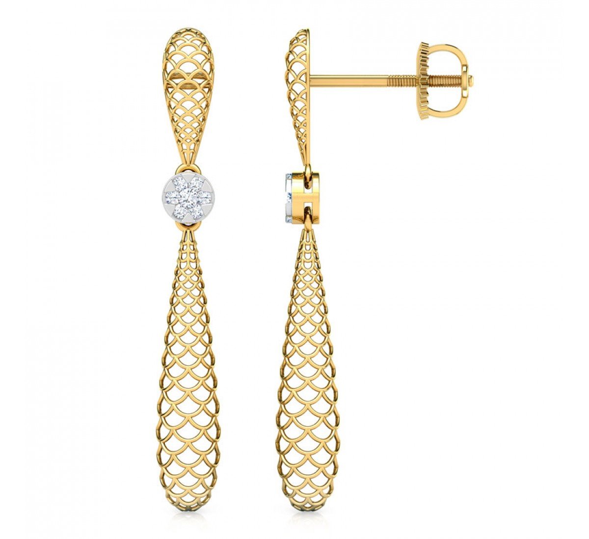 Myrtle Entwine Diamond Earrings