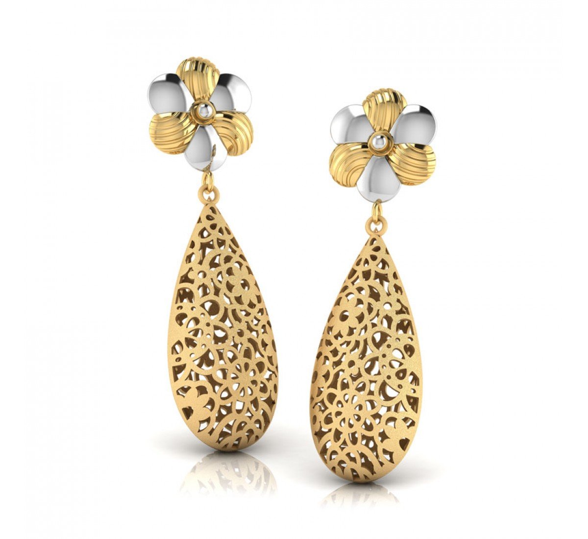 Casablanca Ornate Diamond Earrings