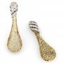 Droplet Curve Diamond Earrings