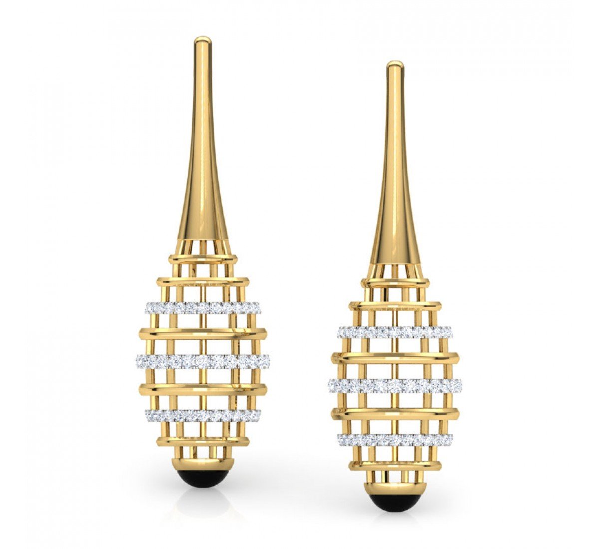 Elate Lacy Diamond Earrings