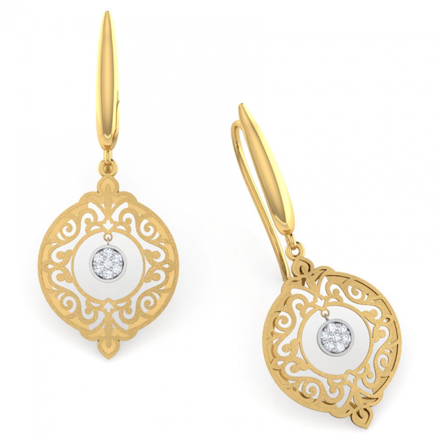 Interlaced Scout Diamond Earrings