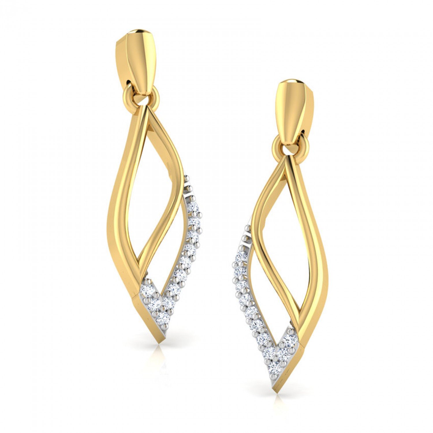 Lolly Cradle Diamond Earrings