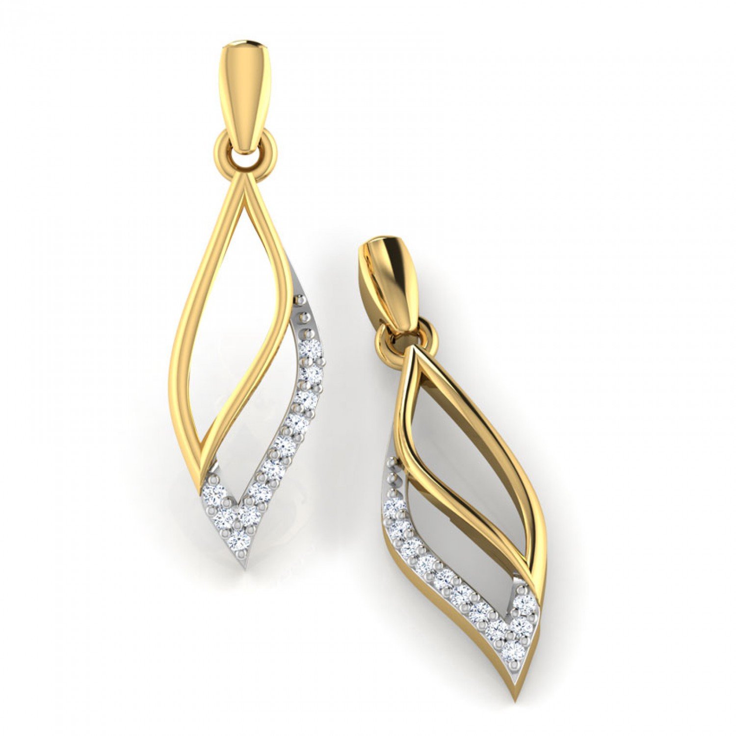 Lolly Cradle Diamond Earrings