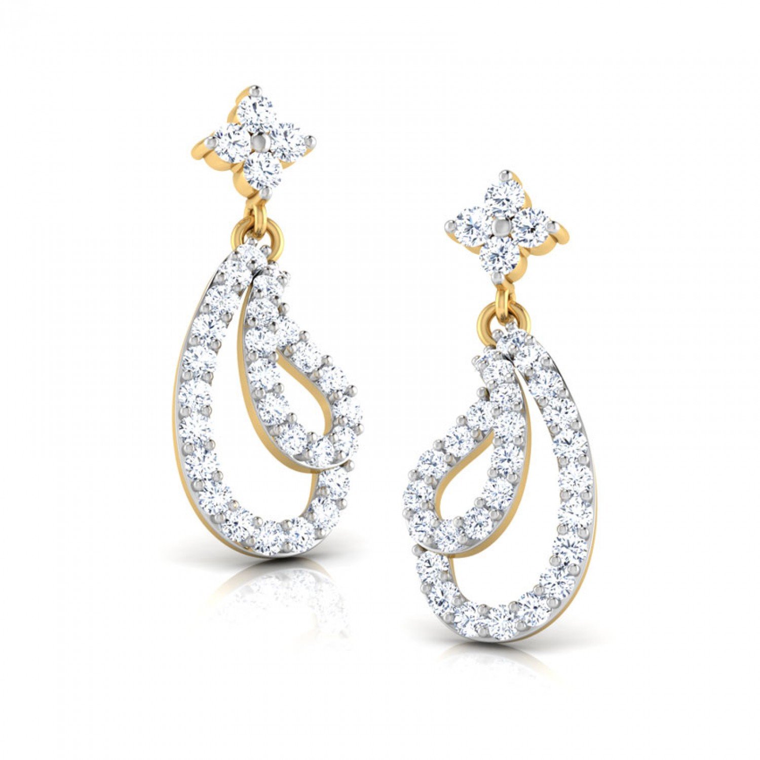 Prosper Fedora Diamond Earrings