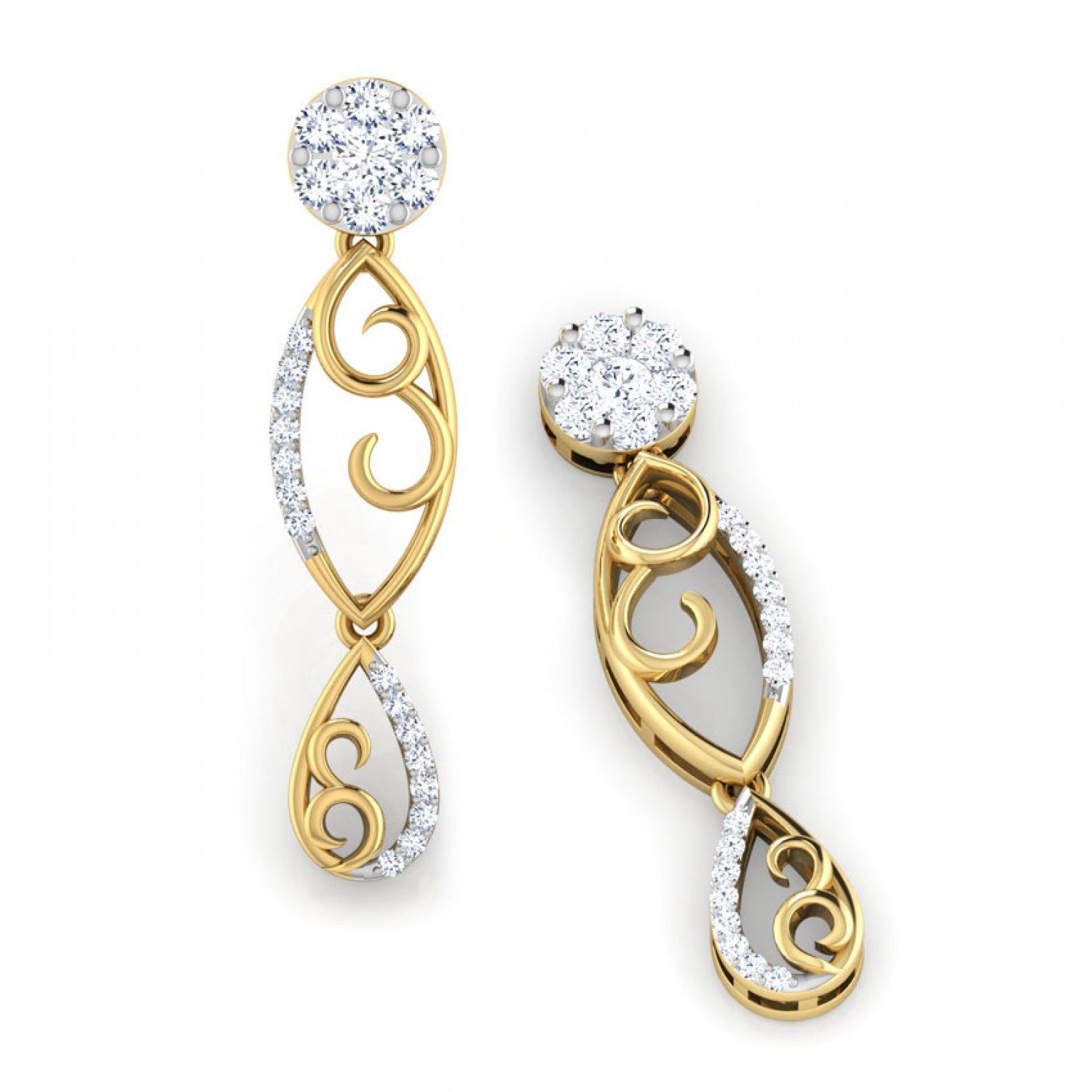 Whimsify Venero Diamond Earrings