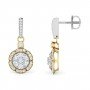 Harmonize Camber Diamond Earrings