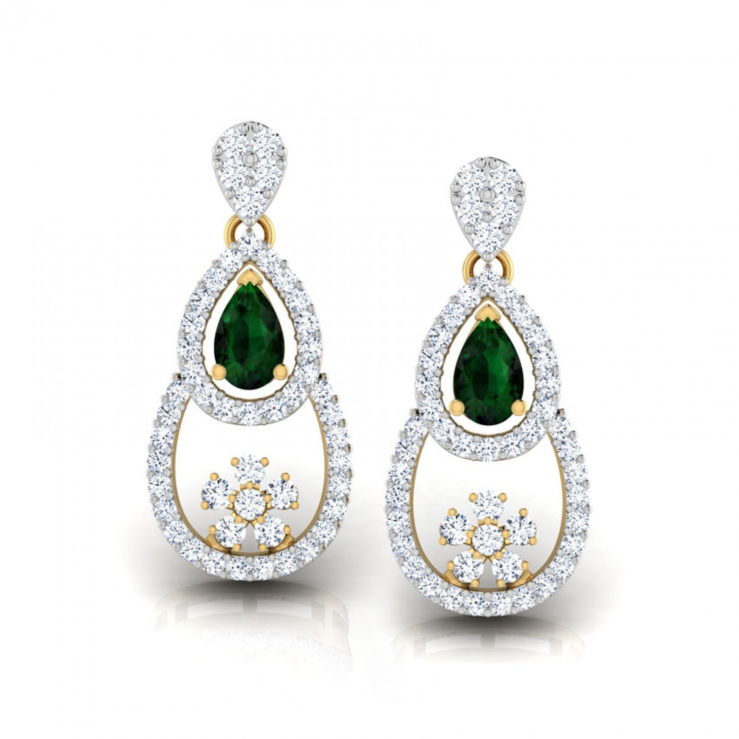 Velvexify Pave Diamond Earrings Velvexify Pave Diamond Earrings