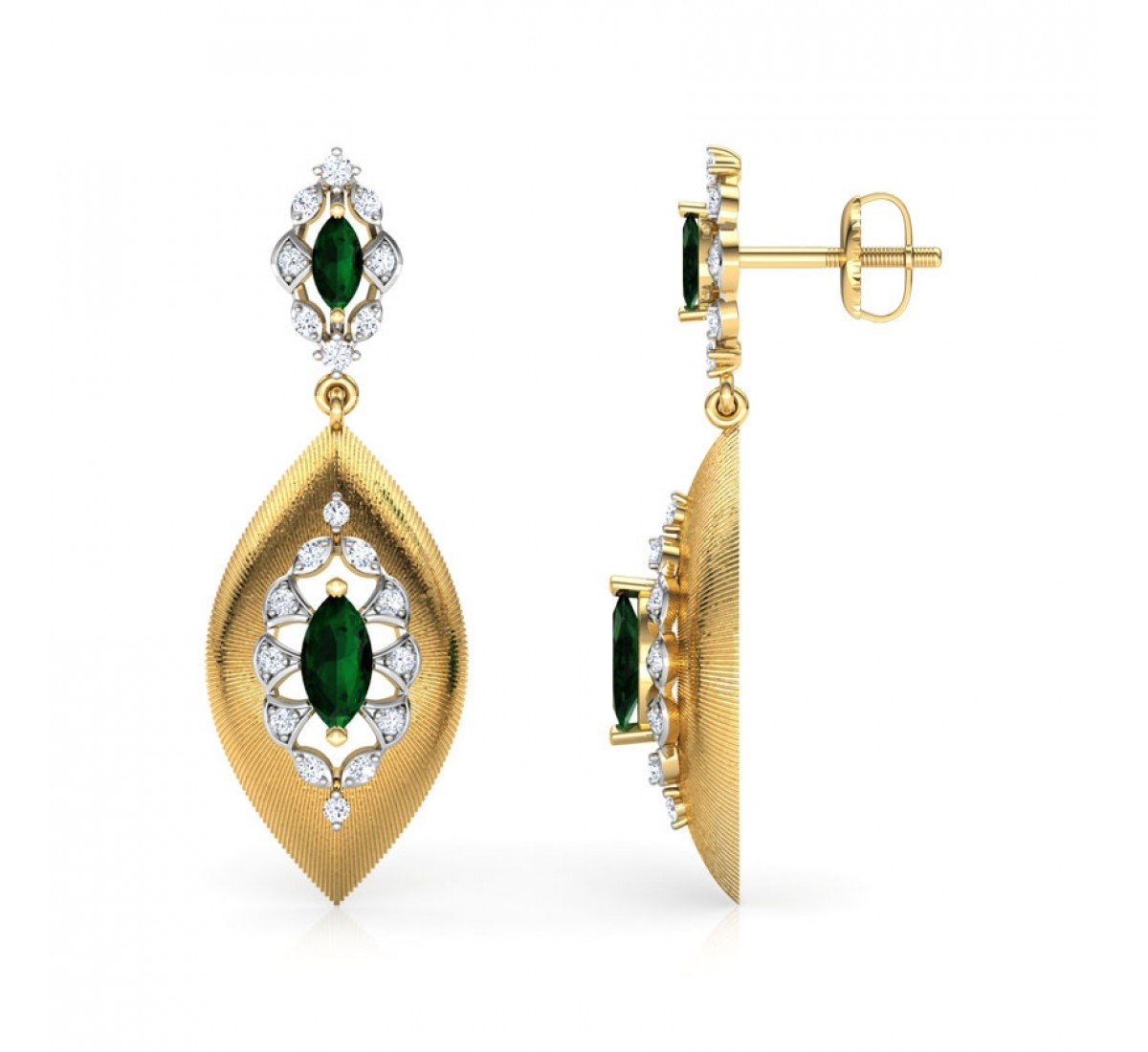 Mystify Braid Diamond Earrings