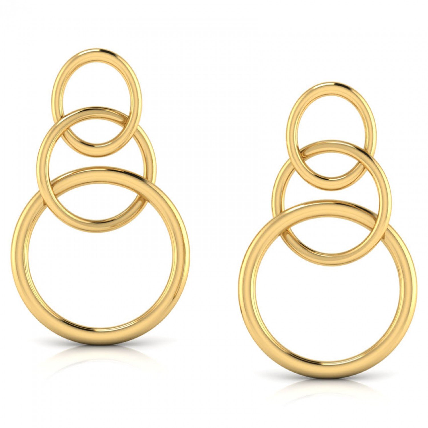 Iridescent Eloise Gold Earrings