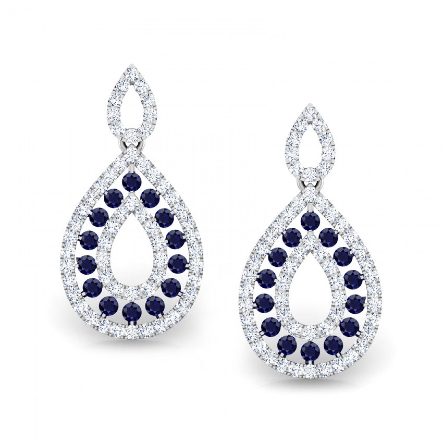 Nebulify Sea Diamond Earrings