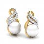 Everglow Pearl Diamond Earrings