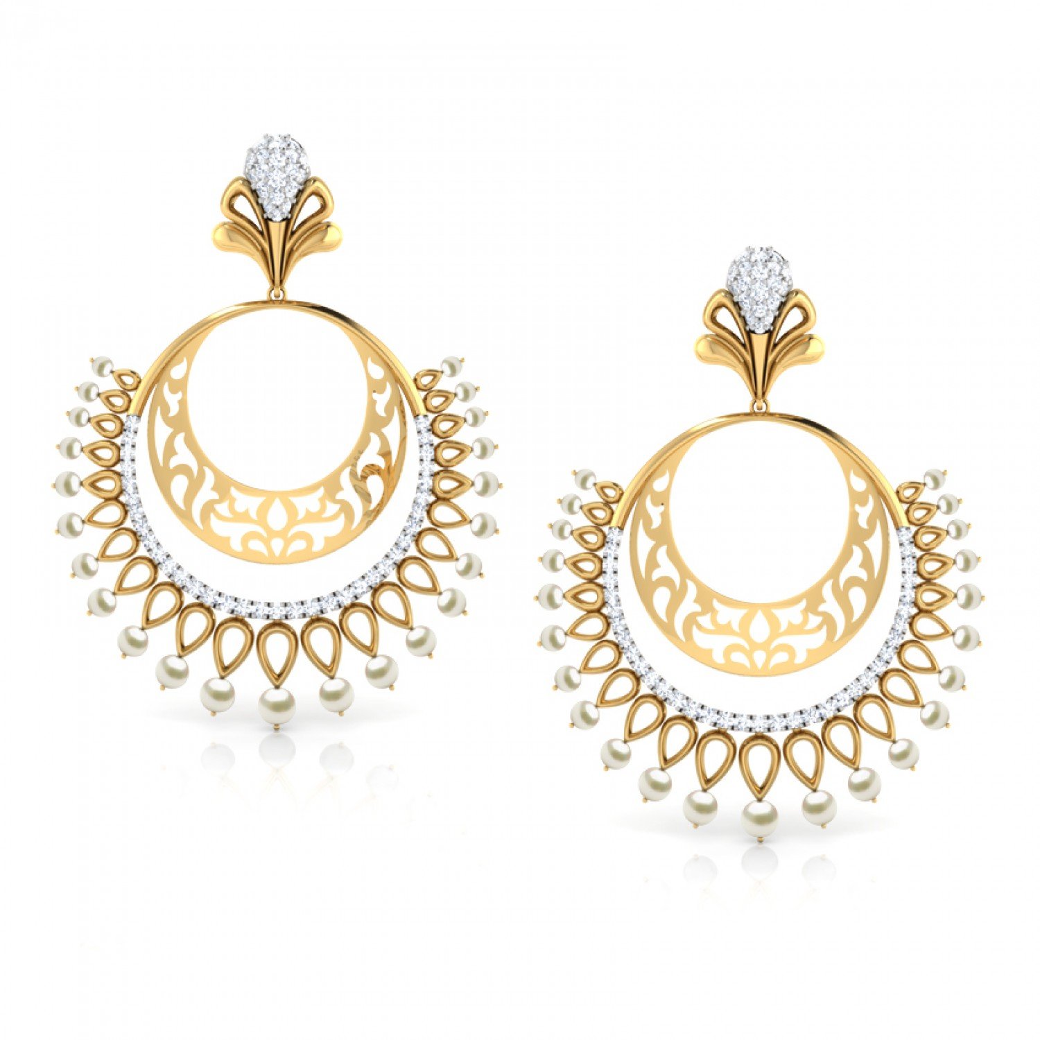 Amaranth Diamond Earrings