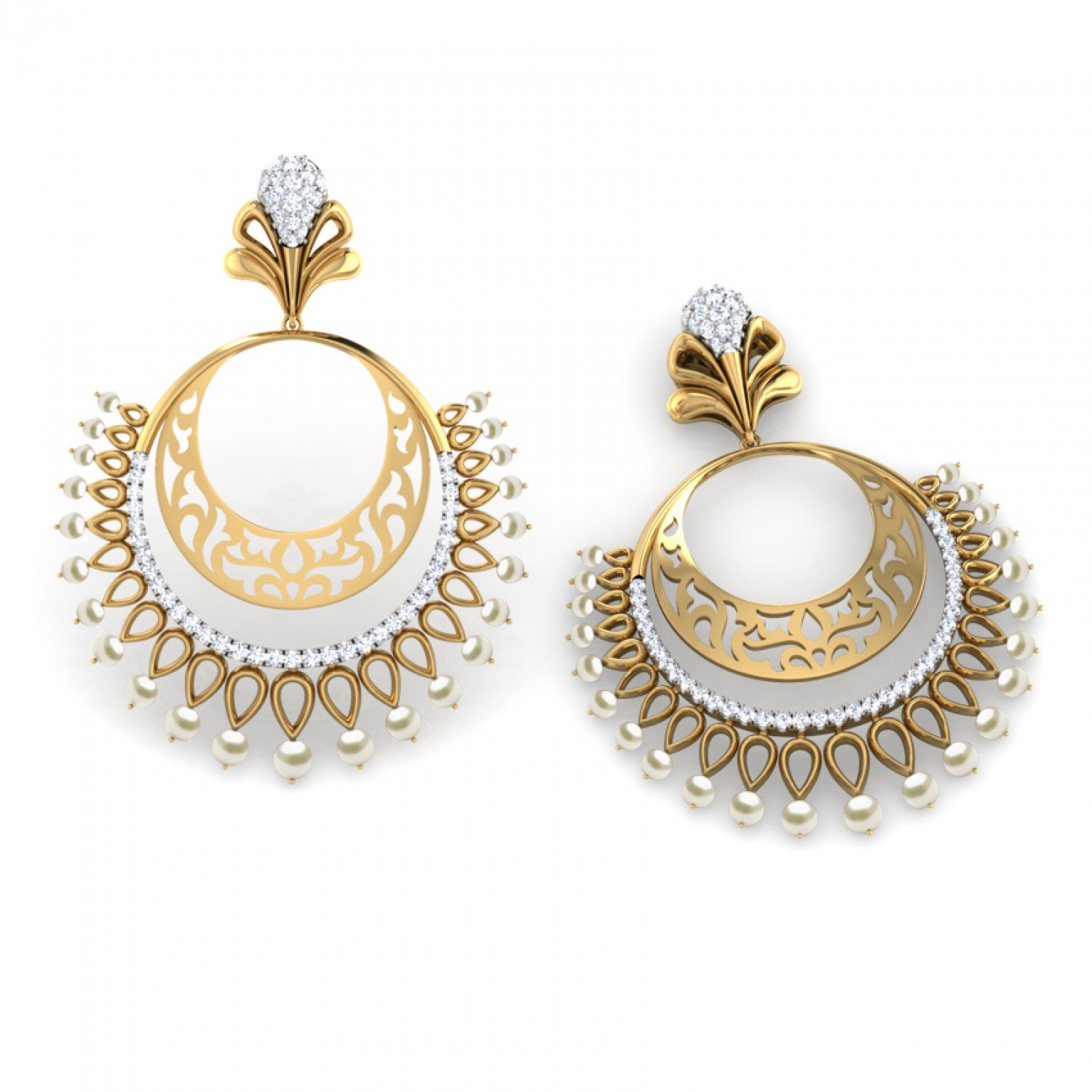 Amaranth Diamond Earrings