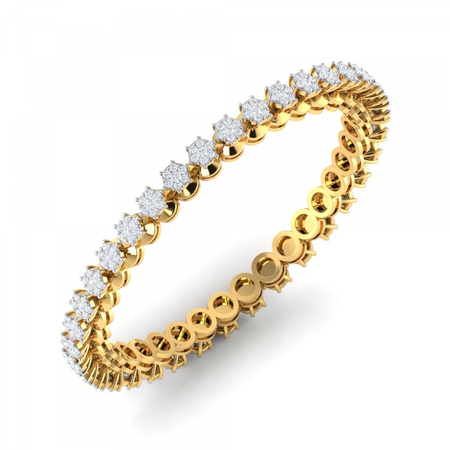 Sonaki Round Diamond Bangles Sonaki Round Diamond Bangles