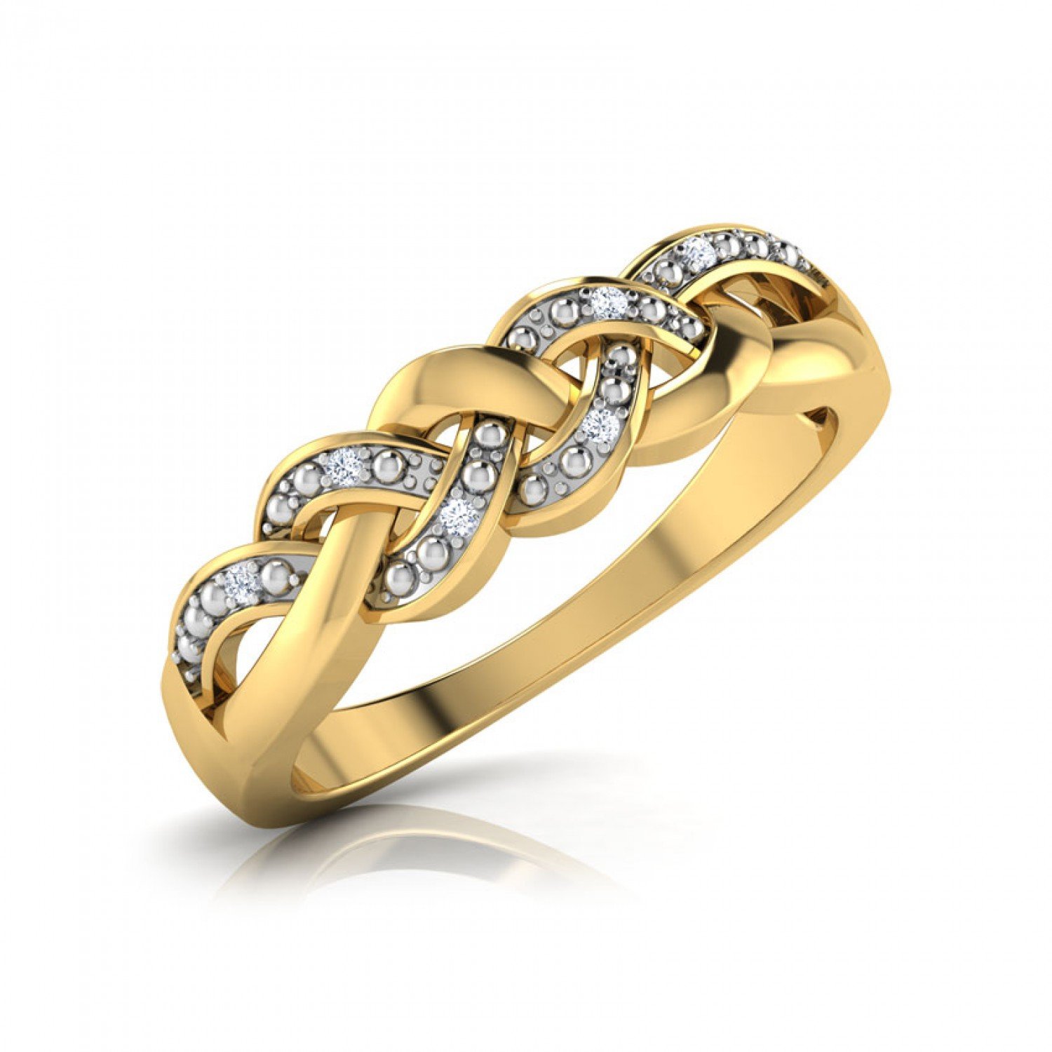 Intertwined Symphony Diamond Band