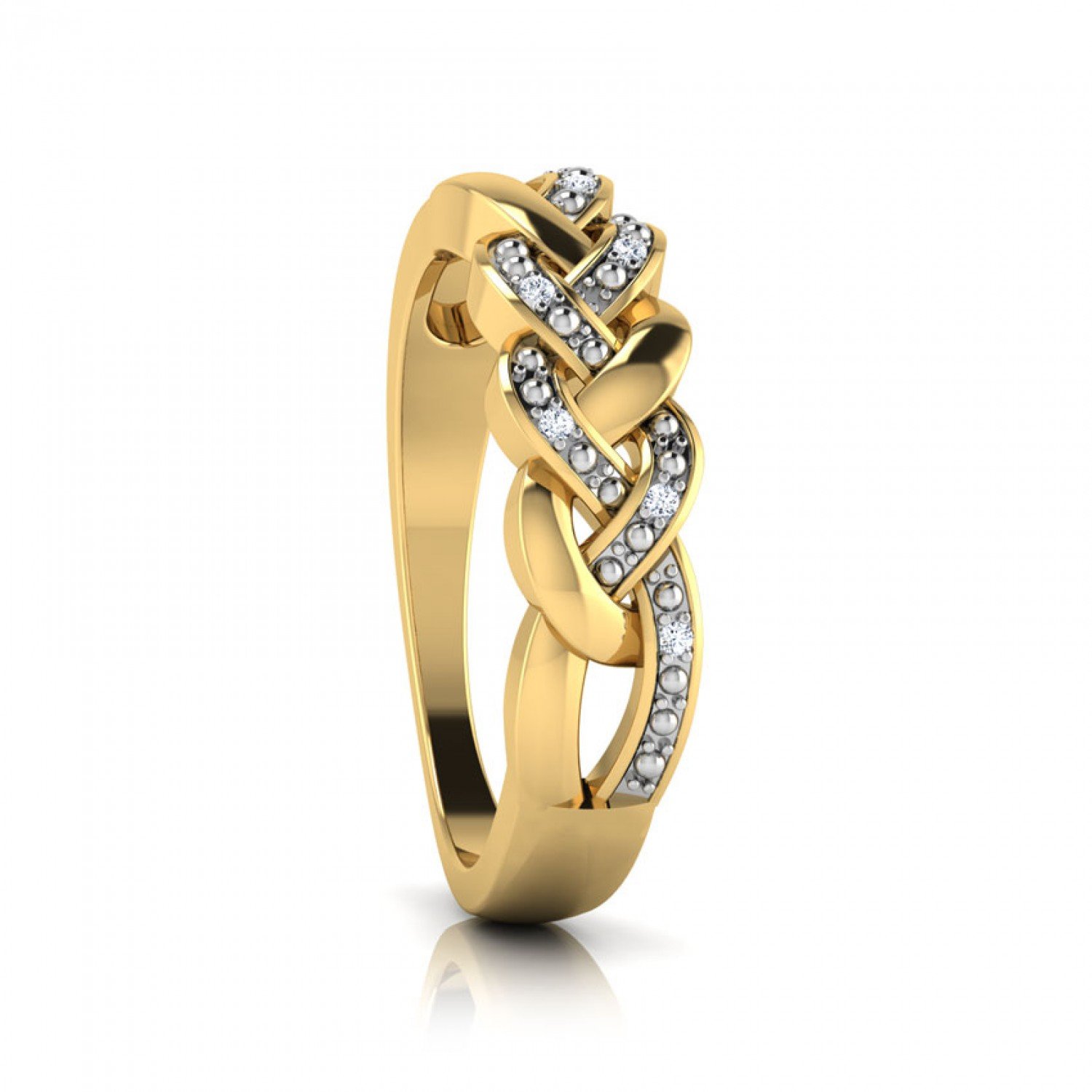 Intertwined Symphony Diamond Band