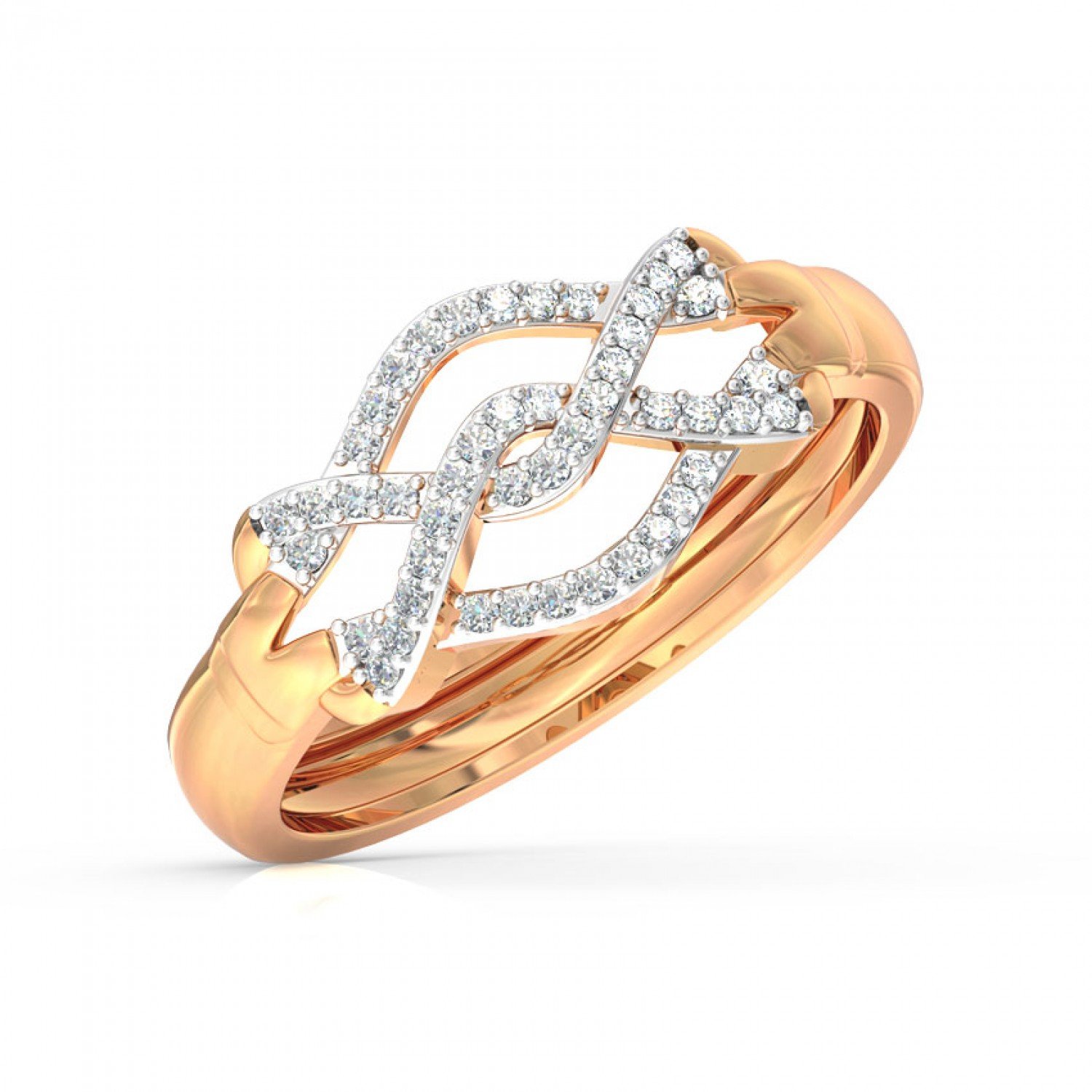 Eloise Lustrous Halo Diamond Band