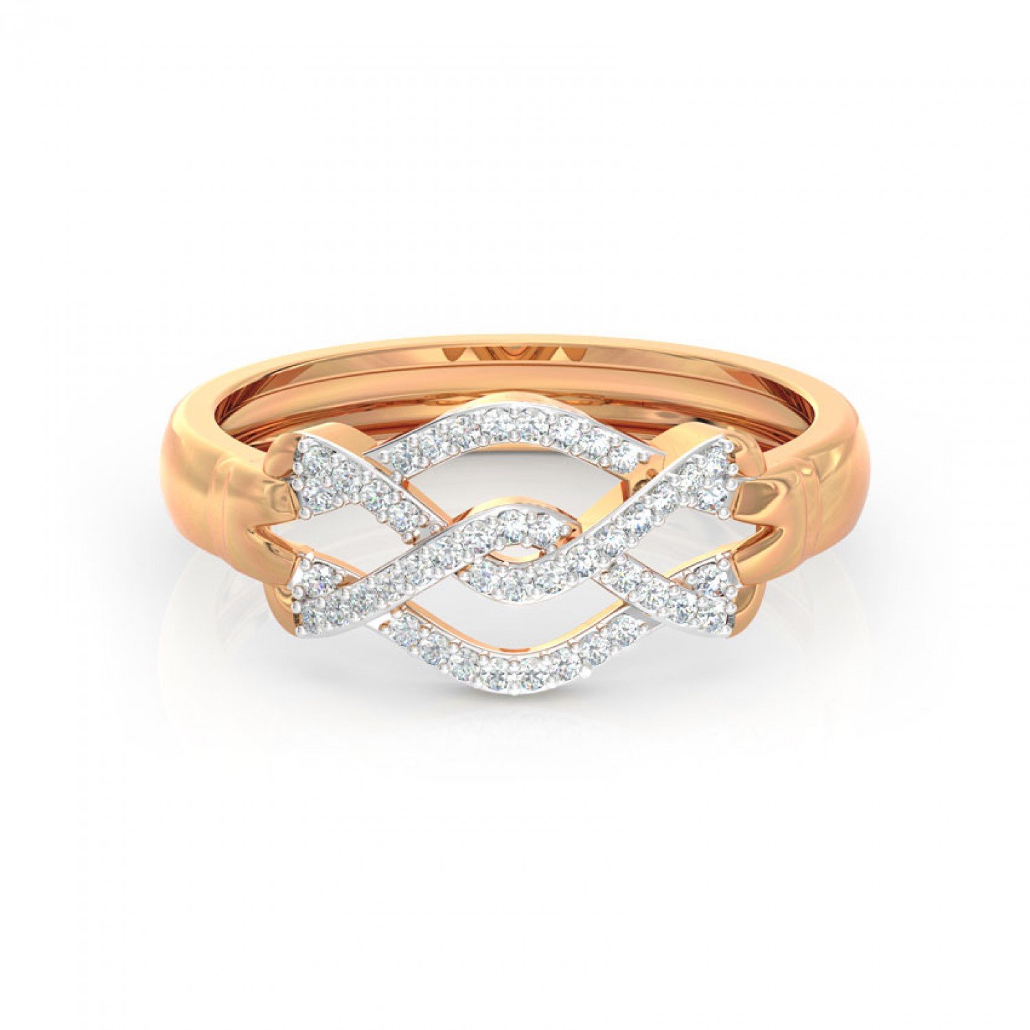 Eloise Lustrous Halo Diamond Band