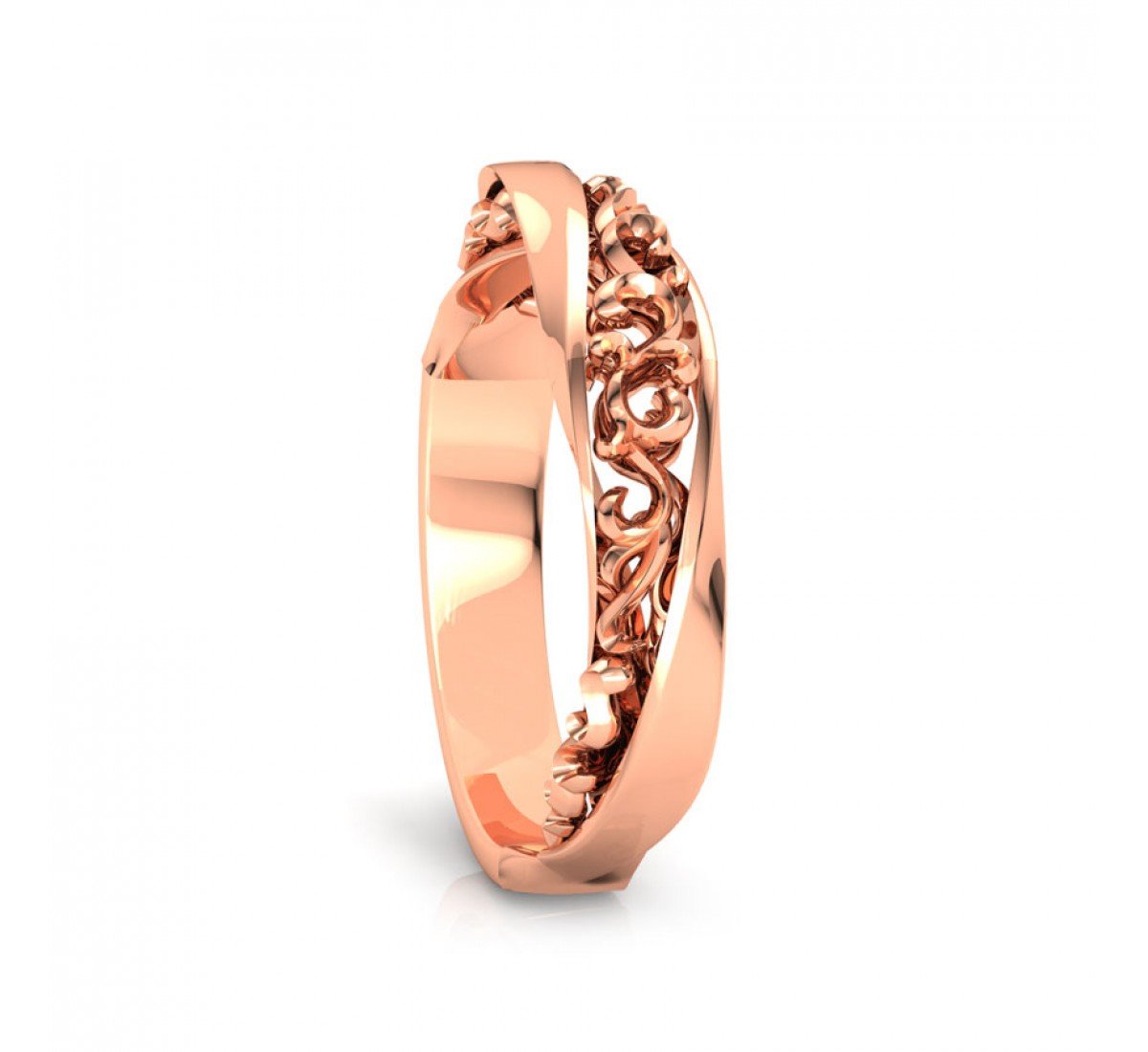 Melodic Tidal Wave Gold Band