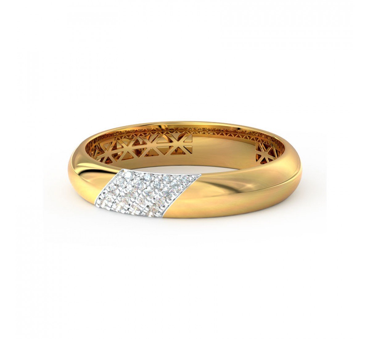 Fluid Diamond Swerve Band